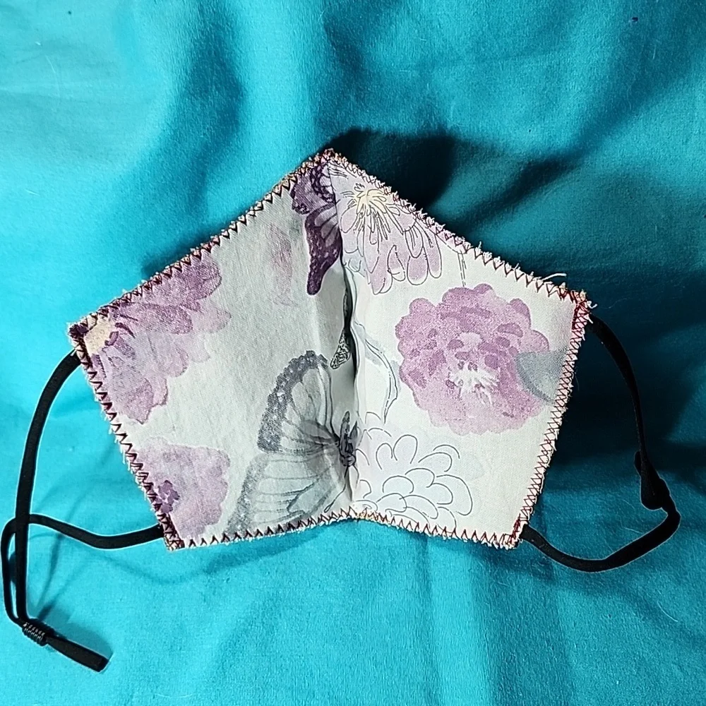 Hand Crafted Purple Face Mask